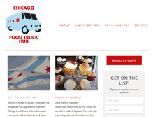 Tablet Screenshot of chicagofoodtruckhub.com
